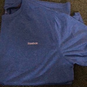 Blue Reebok shirt